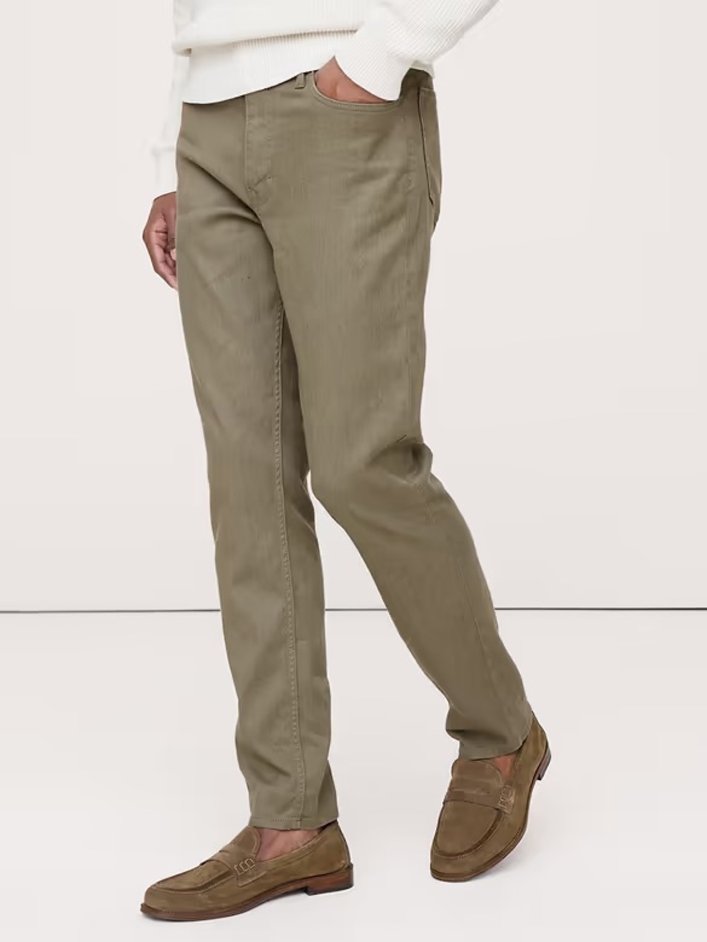 NWT Banana Republic SLIM LINEN-COTTON TRAVELER PANT - 31 X 30